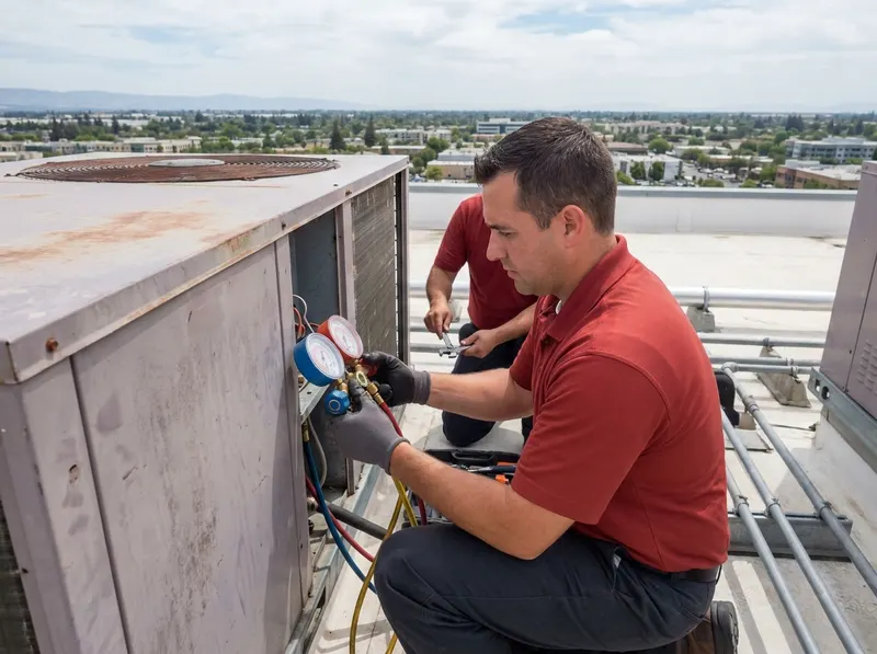 Commercial Rooftop Unit (RTU) HVAC Service in San Jose, CA